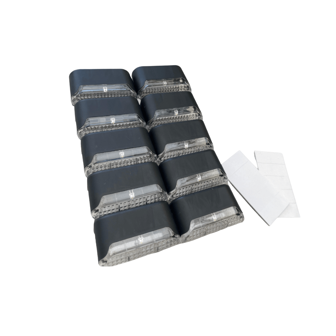 Modern Square Solar LED Step Light 1-Light