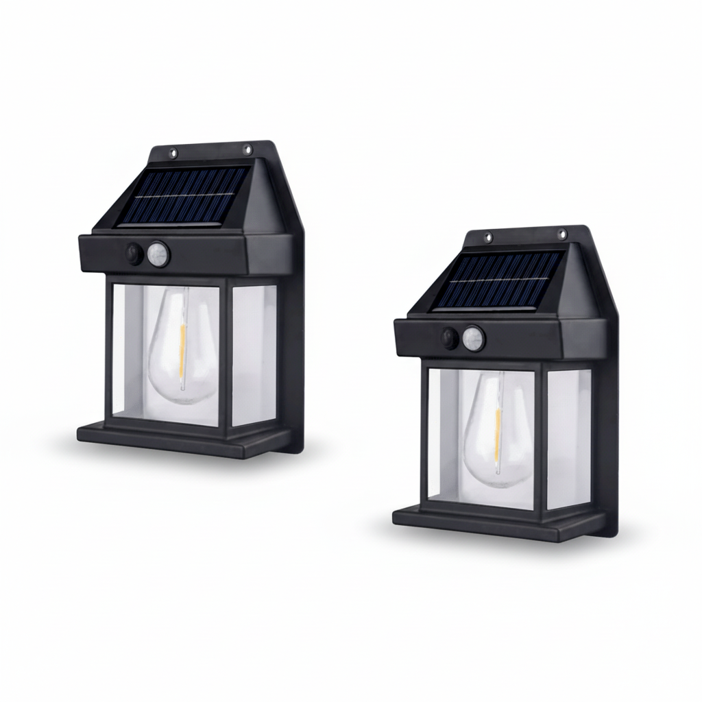 Nioran – Modern Square Solar LED Wall Lamp 1 Light