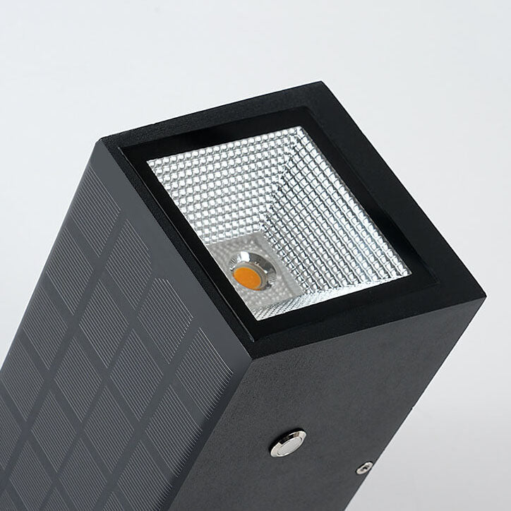 Modern Square Solar LED Wall Light 1-Light