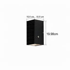 Modern Square Solar LED Wall Light 1-Light