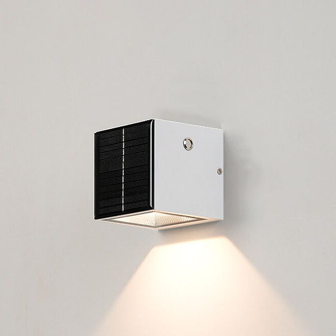 Modern Square Solar LED Wall Light 1-Light