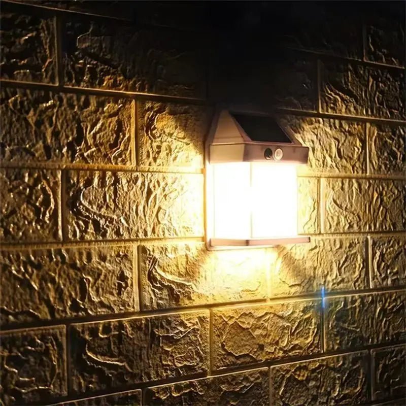 Modern Square Solar LED Wall Sconce 1-Light