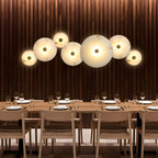 Modern Marble Round LED 1-Light Wall Light