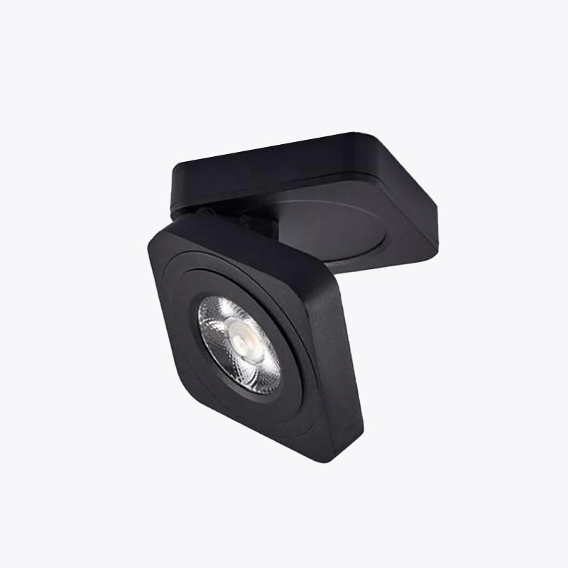 Adjustable Ceiling Light Aluminum Square Surface Mounted LED
