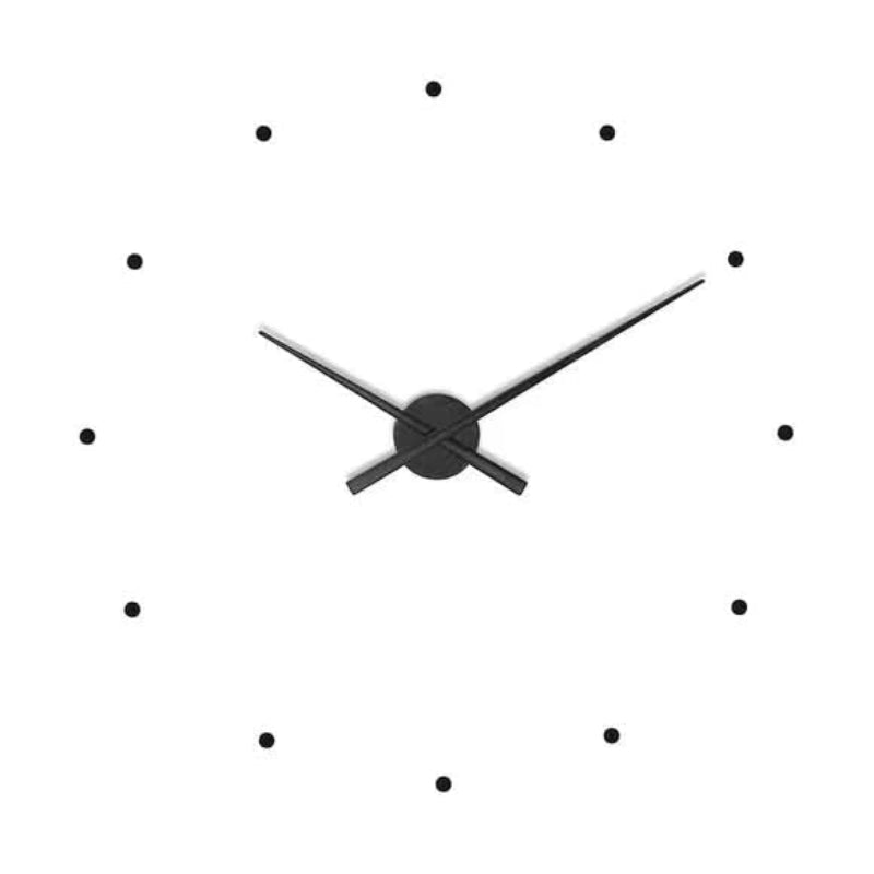 Wall Clock Quartz Silent Movement Metal Plastic