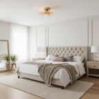 Modern Blossom Petal Flush Ceiling Light