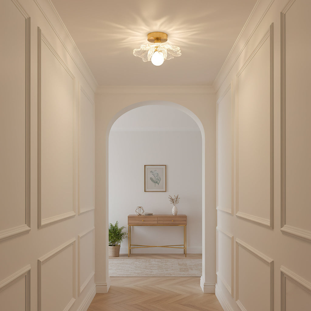 Modern Blossom Petal Flush Ceiling Light