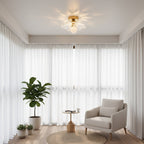 Modern Blossom Petal Flush Ceiling Light