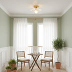 Modern Blossom Petal Flush Ceiling Light