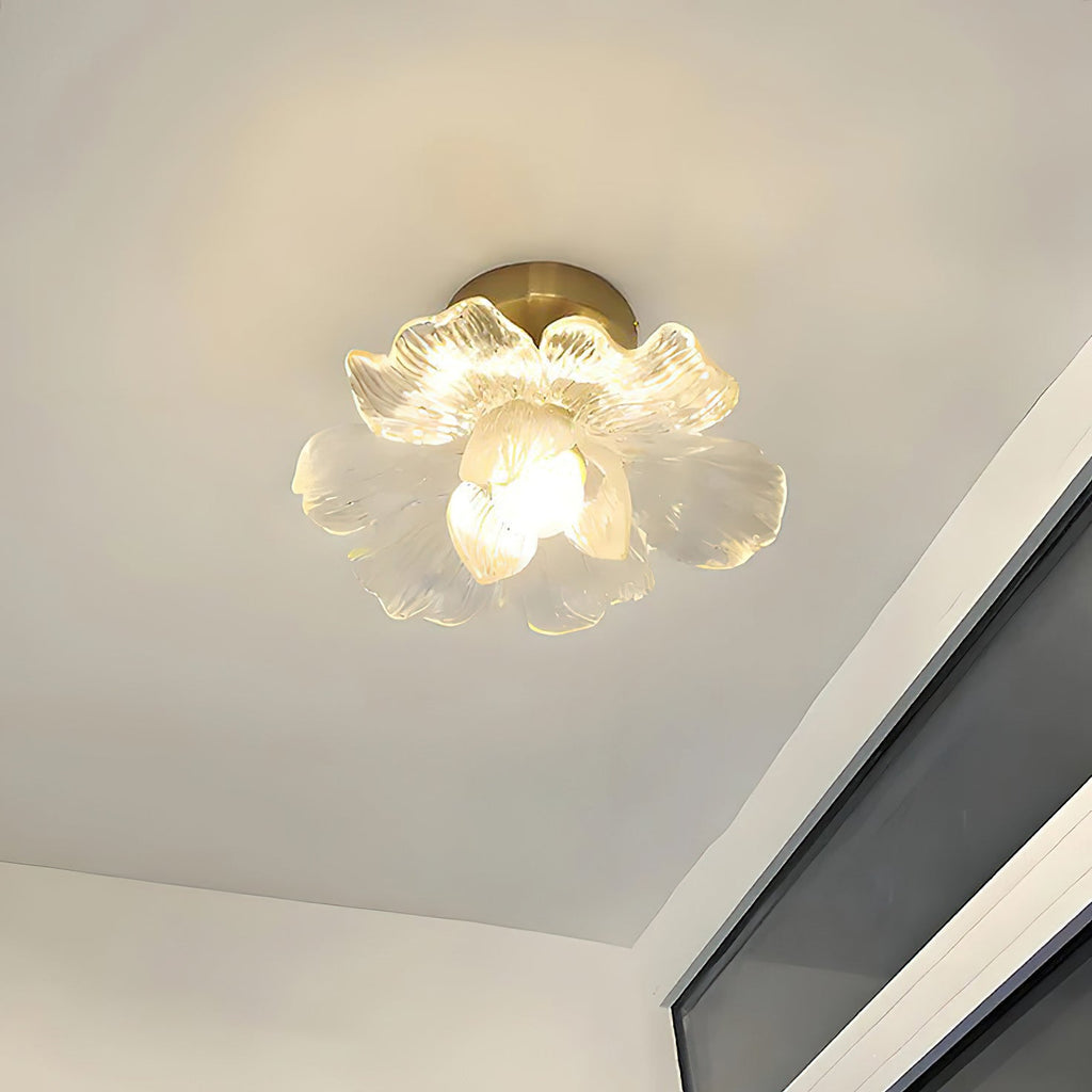 Modern Blossom Petal Flush Ceiling Light