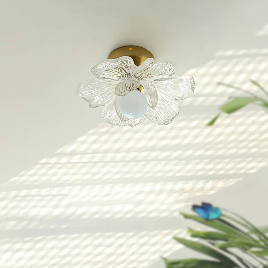 Modern Blossom Petal Flush Ceiling Light