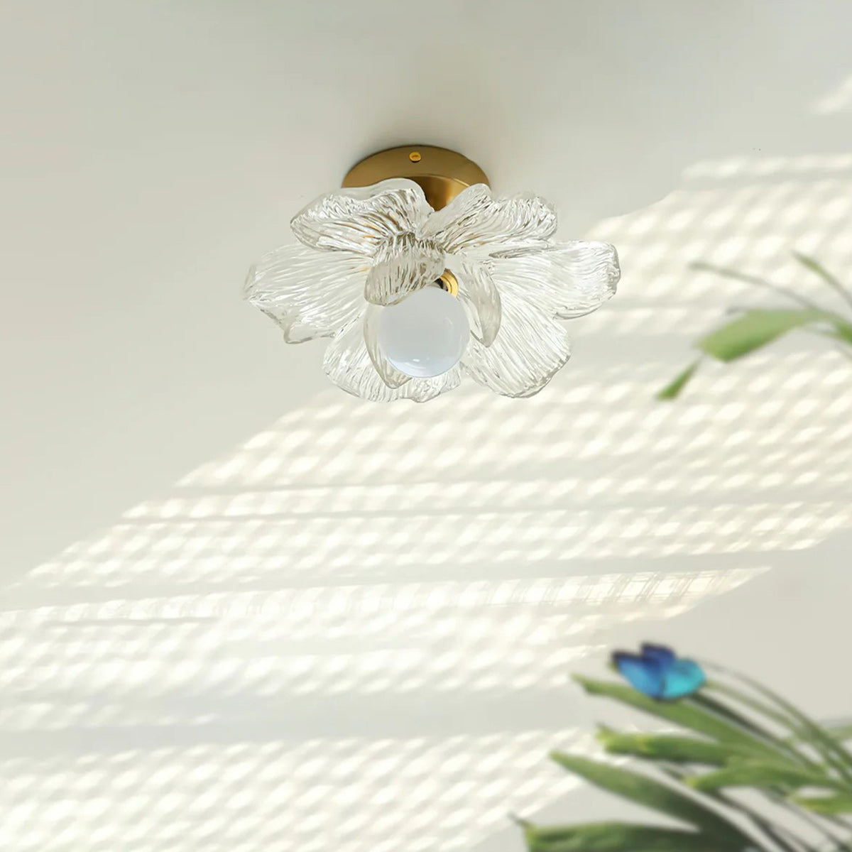 Modern Blossom Petal Flush Ceiling Light