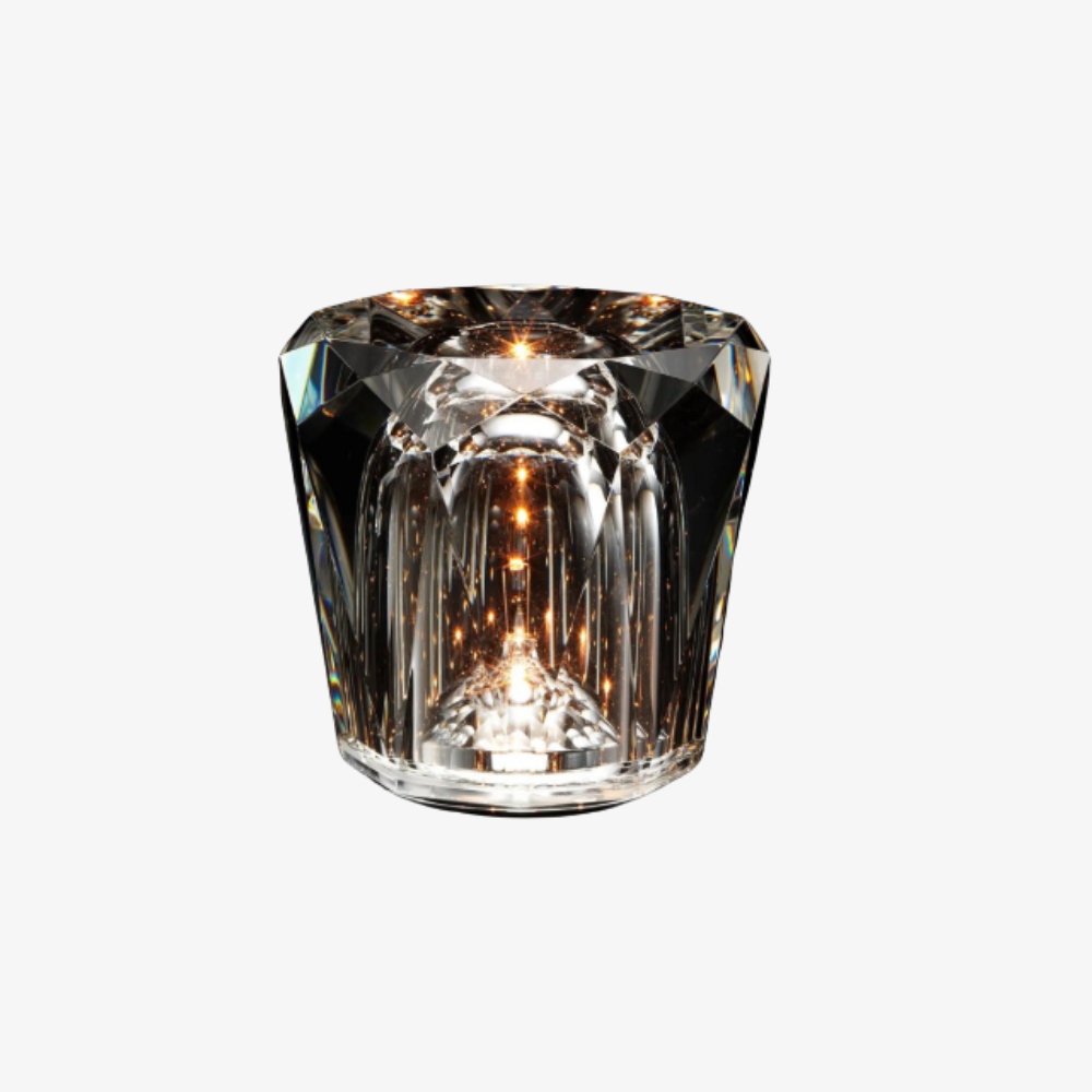 Table Lamp Glass LED Rechargeable Cordless 8.2 cm Warm Light