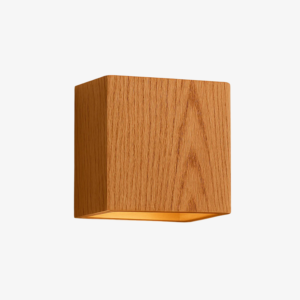 Modern Cube Wall Light - Durable Sconce with Integrated LED