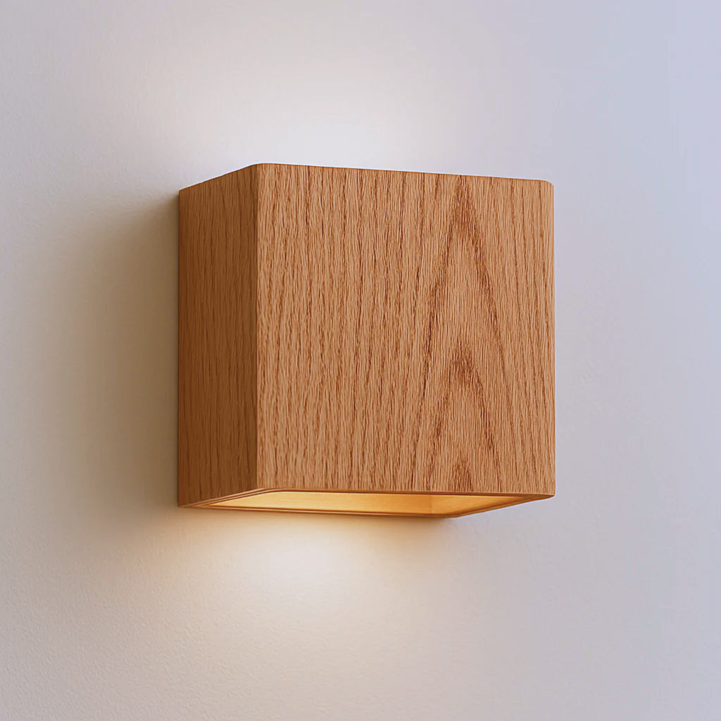 Modern Cube Wall Light - Durable Sconce with Integrated LED