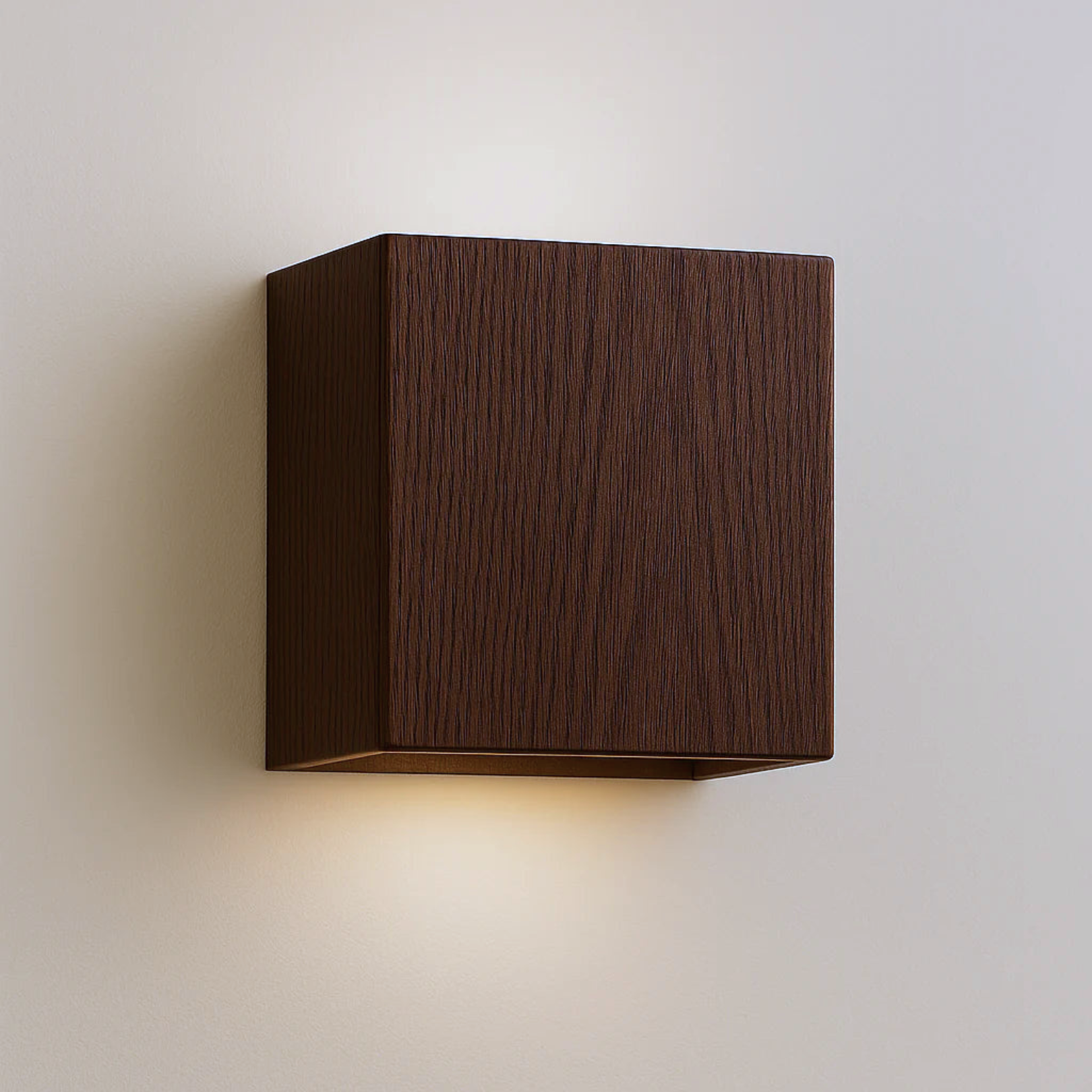 Modern Cube Wall Light - Durable Sconce with Integrated LED