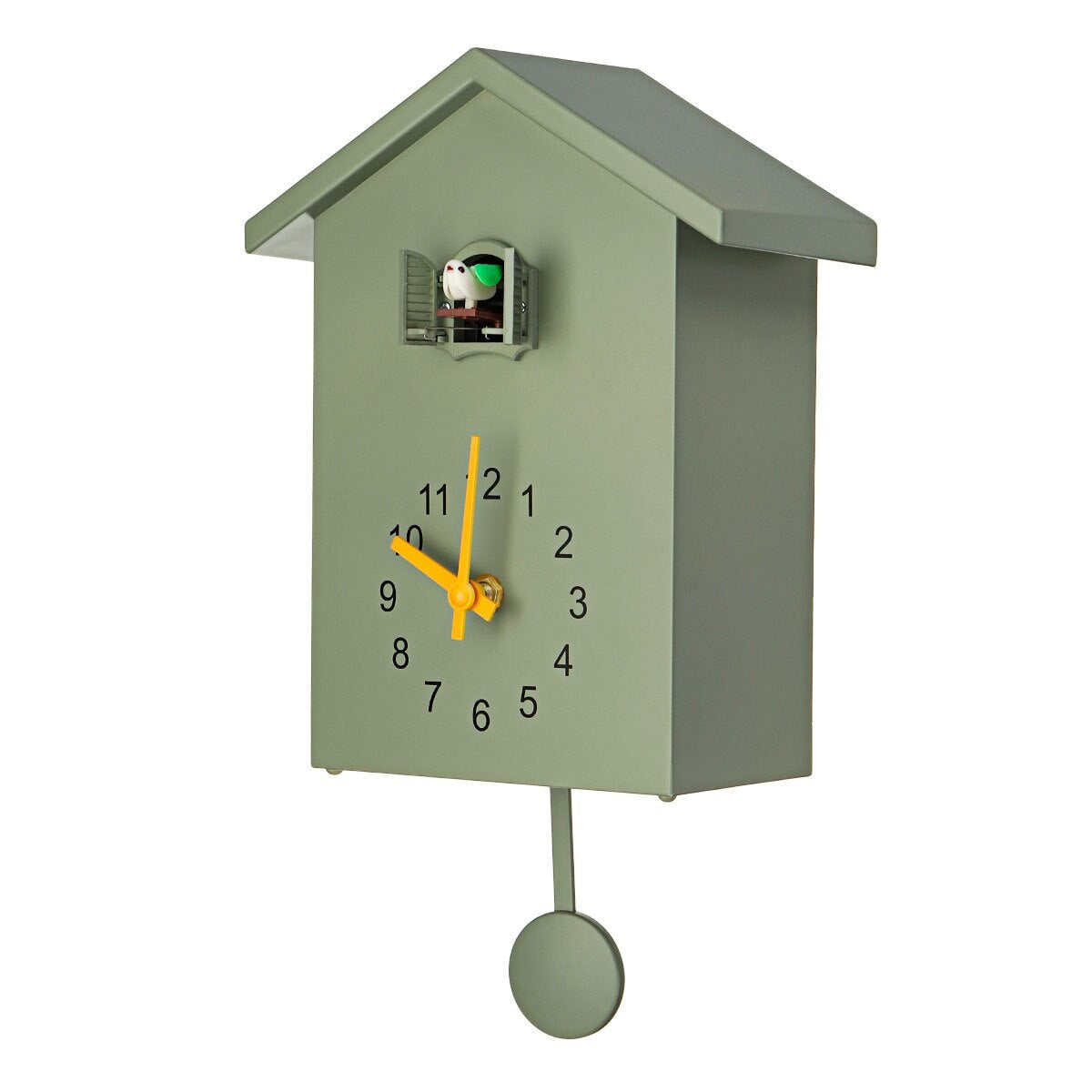 Cuckoo Clock Modern Style Quartz Movement Wood Plastic Wall Mounted