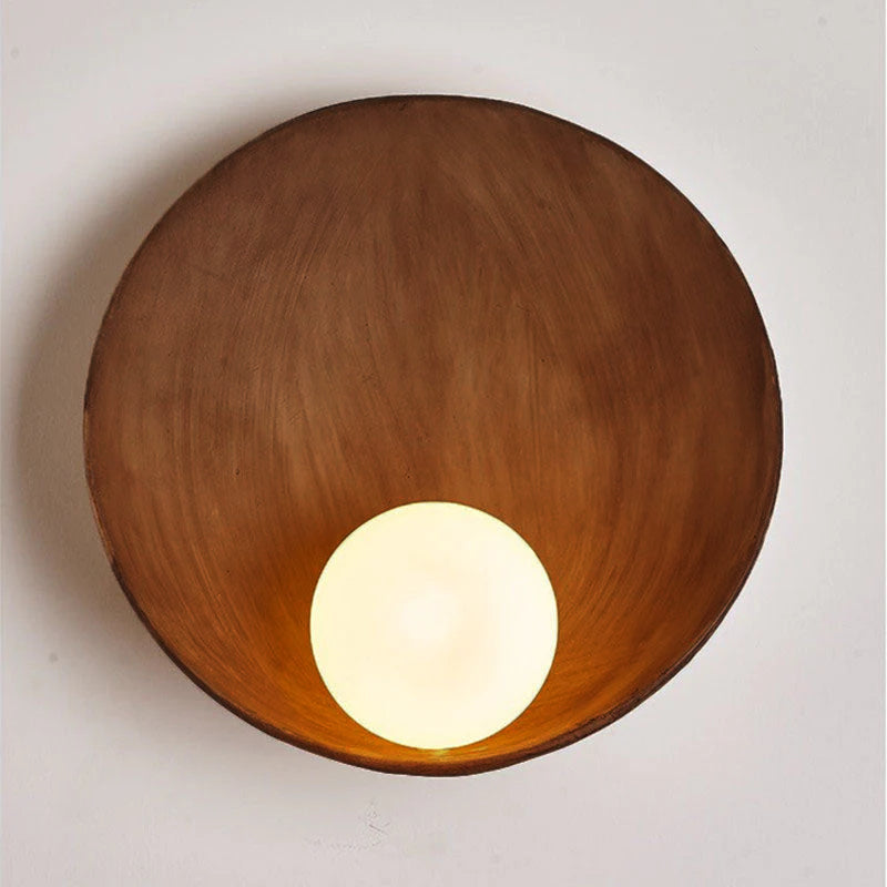 Glass Wall Sconce Modern Round Clear Shade Wall Mounted G9 Light