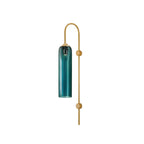 Modern Mouth-Blown Glass Tube Wall Lamp