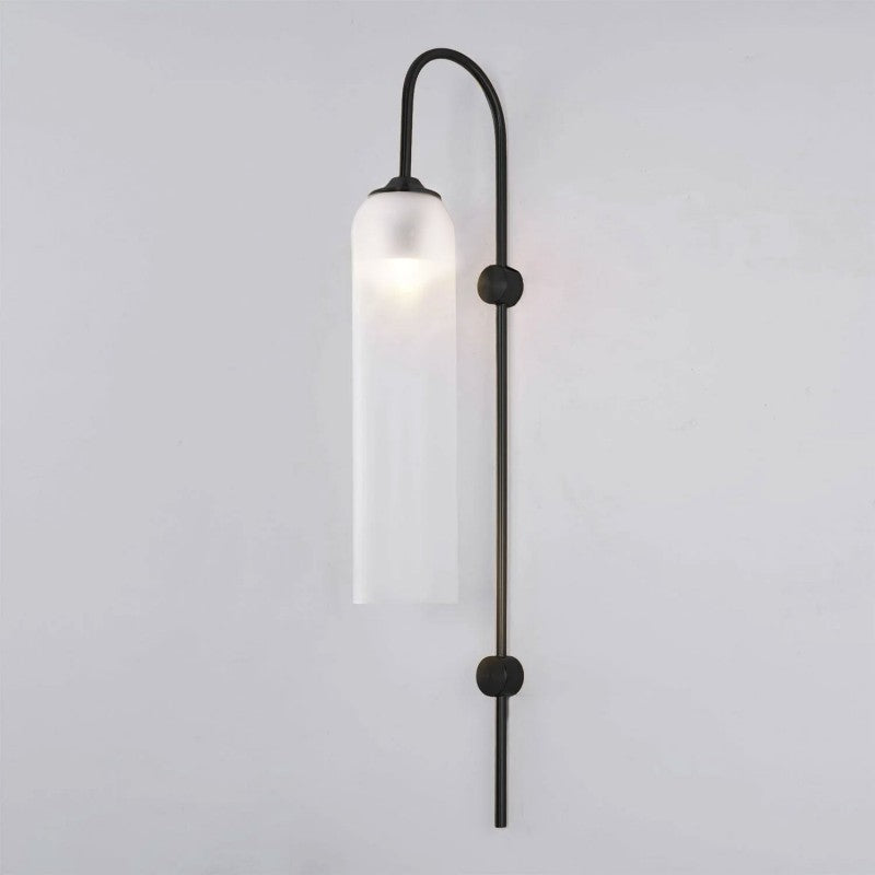 Modern Mouth-Blown Glass Tube Wall Lamp