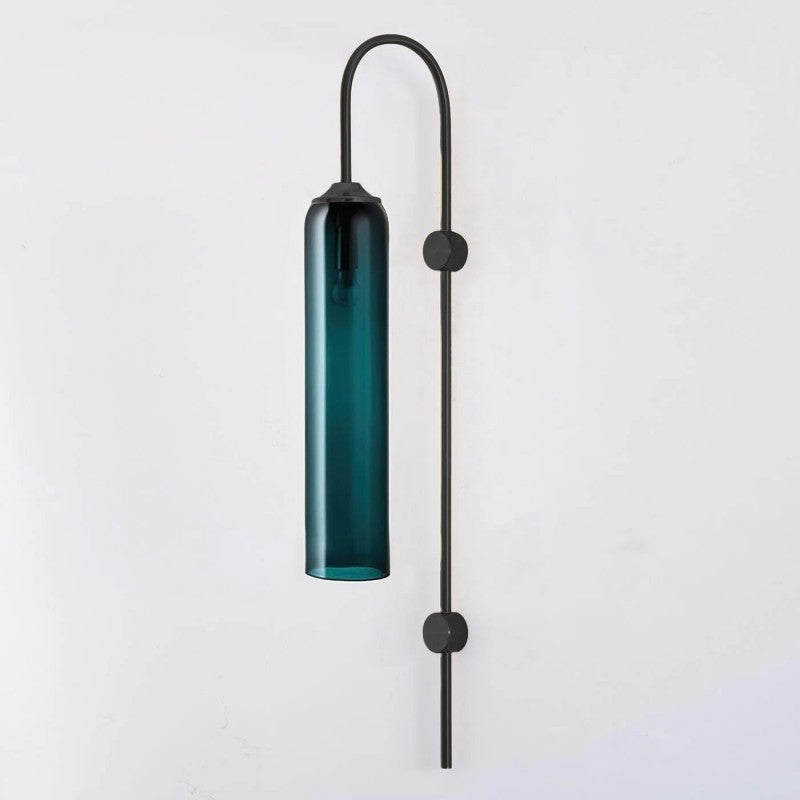 Modern Mouth-Blown Glass Tube Wall Lamp