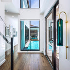 Modern Mouth-Blown Glass Tube Wall Lamp