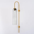 Modern Mouth-Blown Glass Tube Wall Lamp