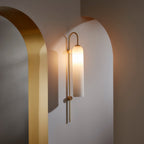 Modern Mouth-Blown Glass Tube Wall Lamp