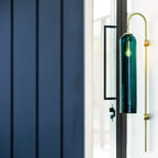 Modern Mouth-Blown Glass Tube Wall Lamp