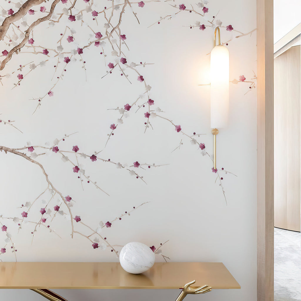 Modern Mouth-Blown Glass Tube Wall Lamp