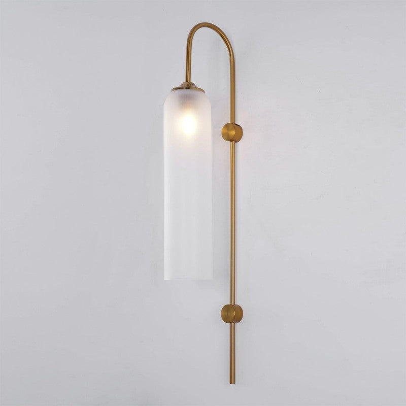 Modern Mouth-Blown Glass Tube Wall Lamp