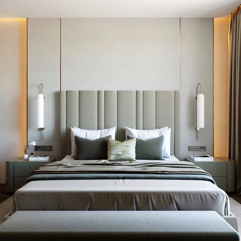 Modern Mouth-Blown Glass Tube Wall Lamp
