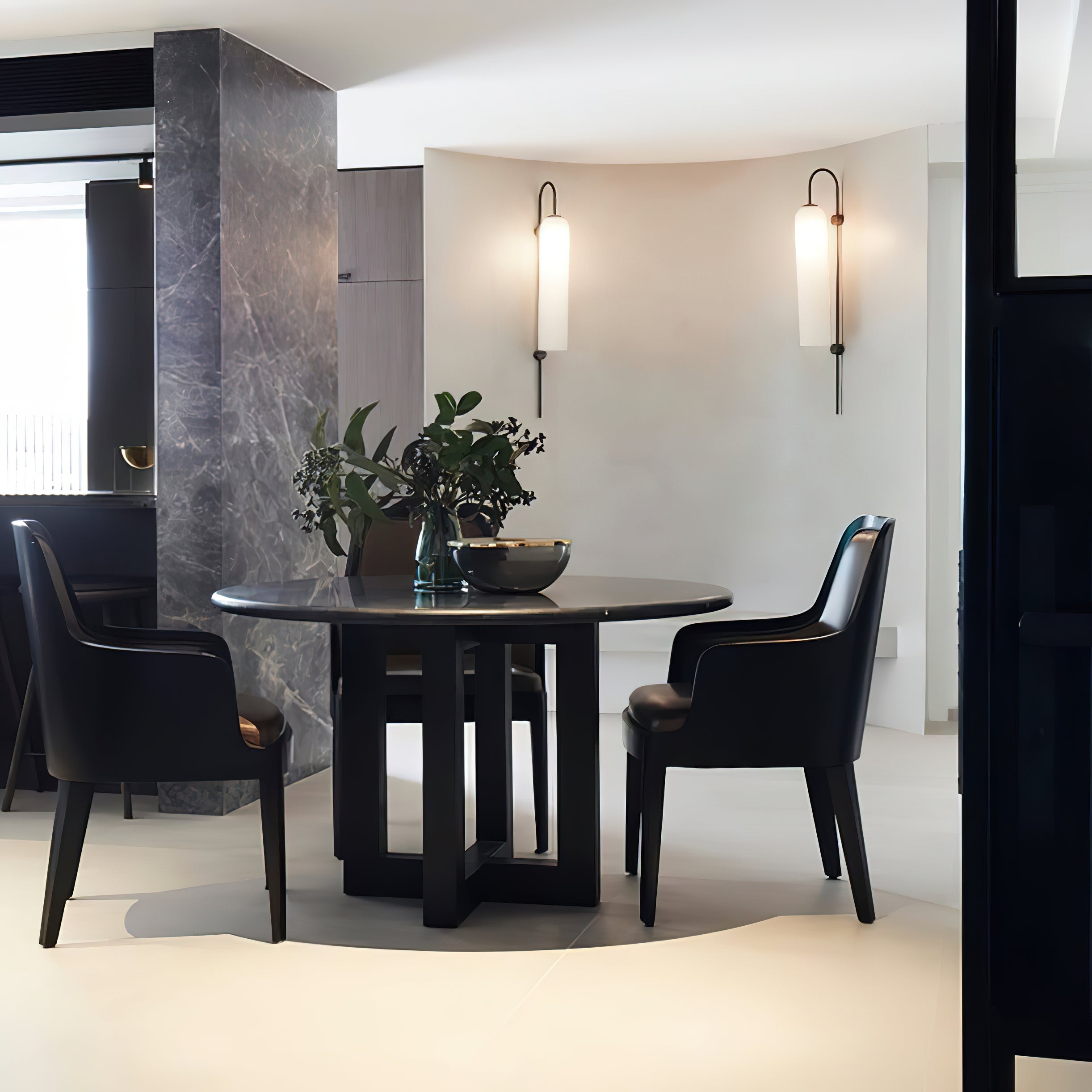 Modern Mouth-Blown Glass Tube Wall Lamp