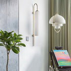 Modern Mouth-Blown Glass Tube Wall Lamp