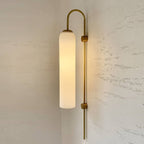 Modern Mouth-Blown Glass Tube Wall Lamp