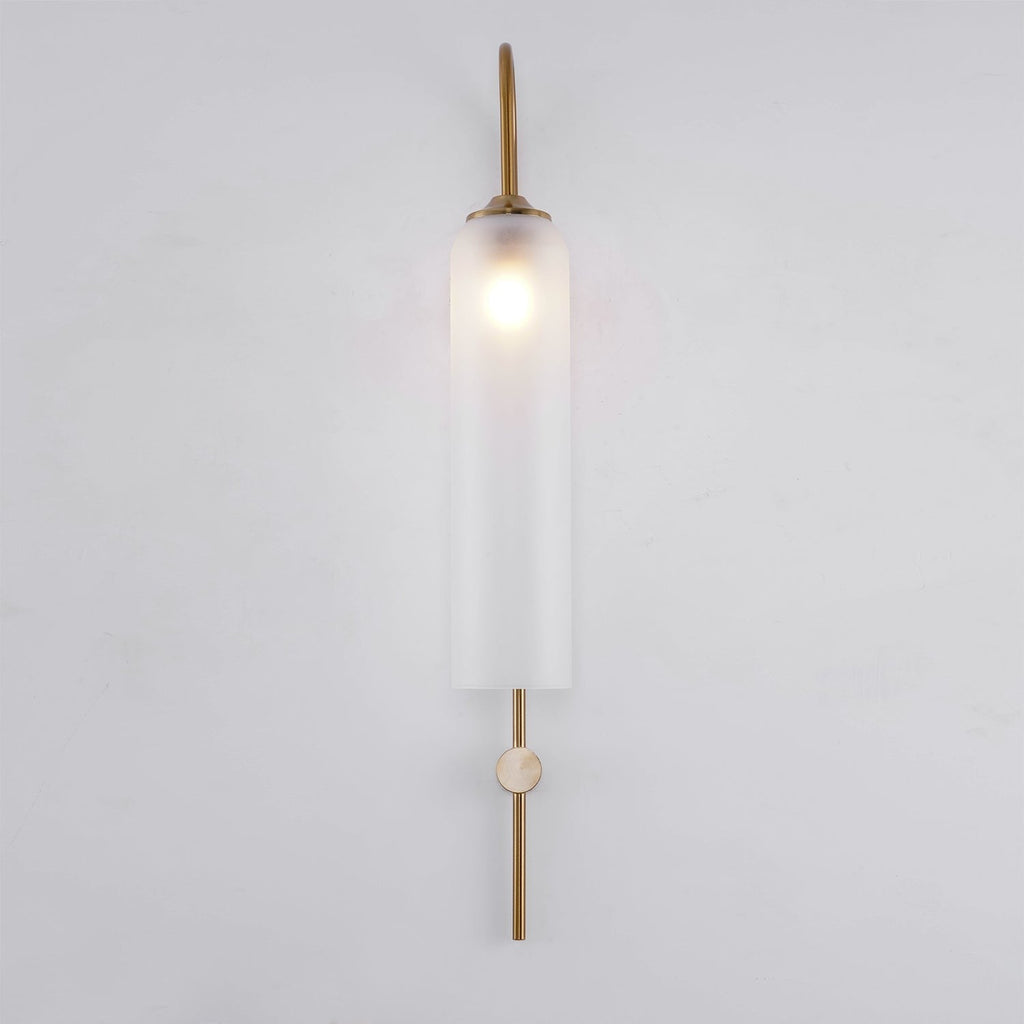 Modern Mouth-Blown Glass Tube Wall Lamp