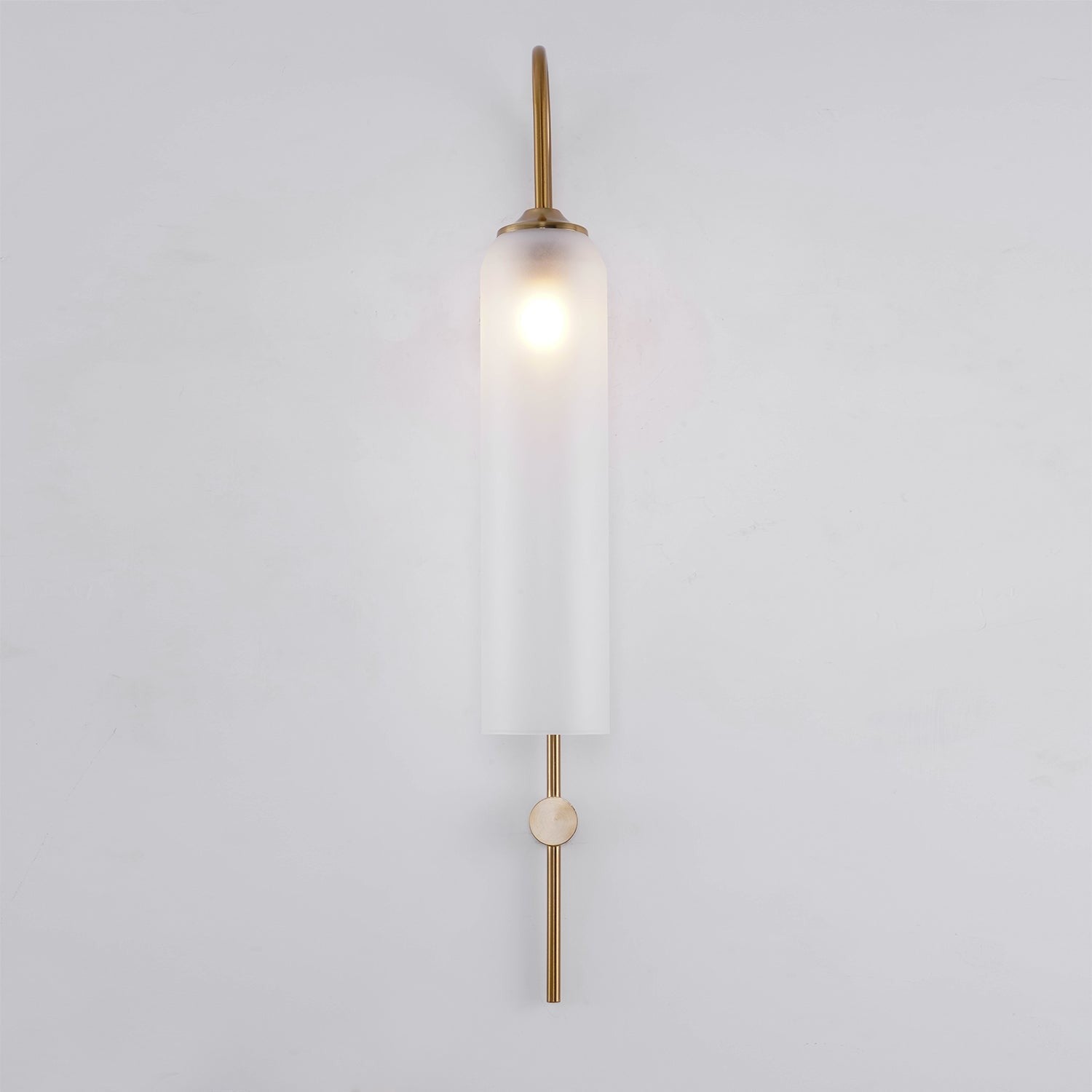 Modern Mouth-Blown Glass Tube Wall Lamp