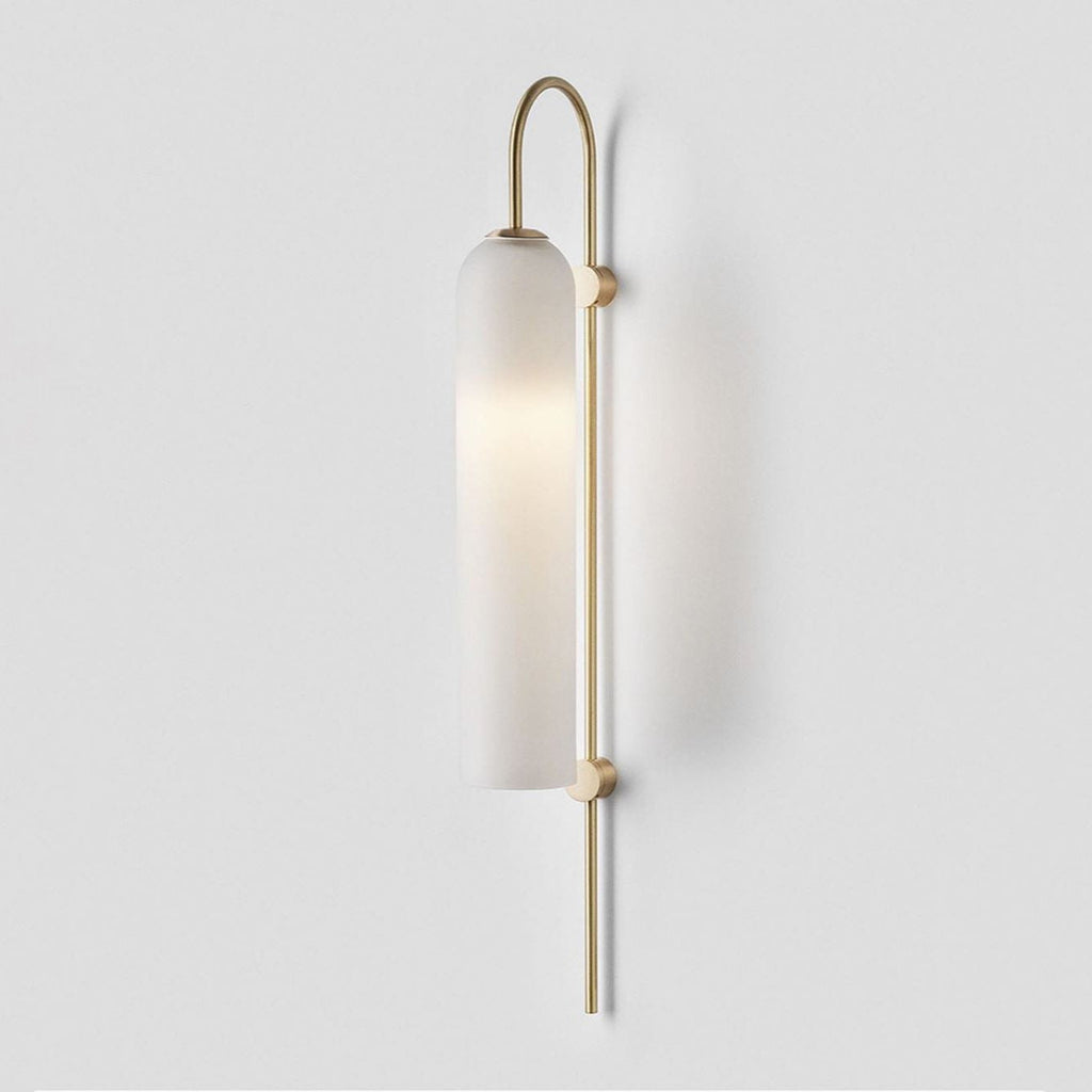 Modern Mouth-Blown Glass Tube Wall Lamp