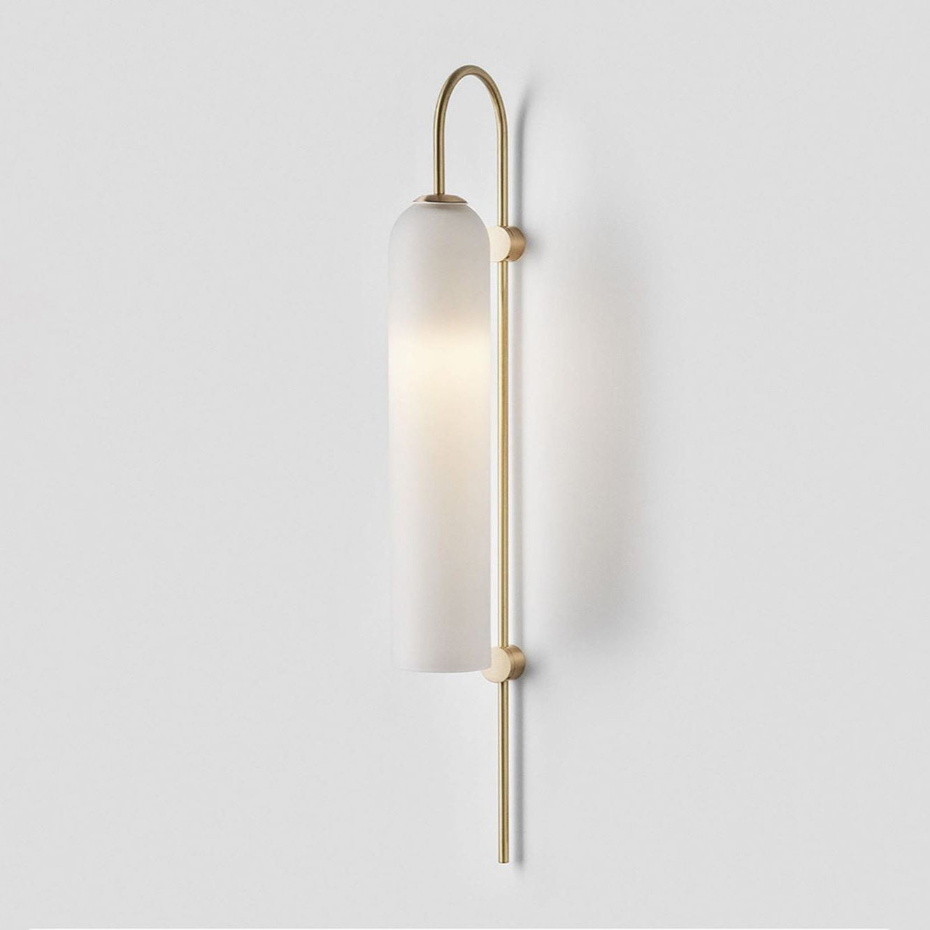 Modern Mouth-Blown Glass Tube Wall Lamp