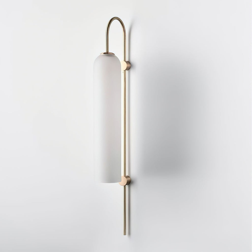 Modern Mouth-Blown Glass Tube Wall Lamp