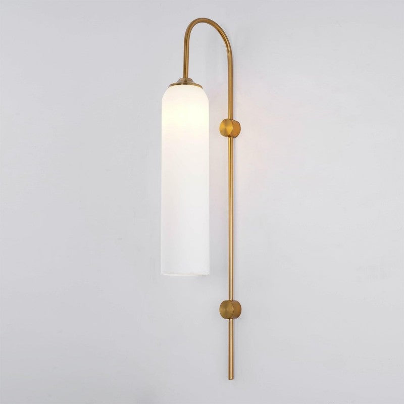 Modern Mouth-Blown Glass Tube Wall Lamp