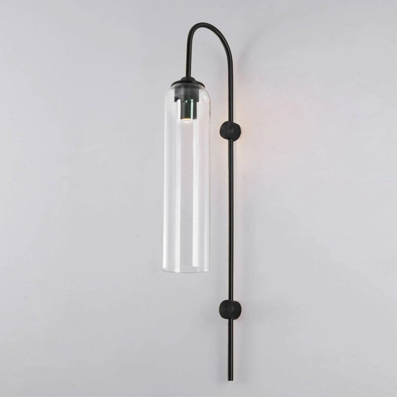 Modern Mouth-Blown Glass Tube Wall Lamp