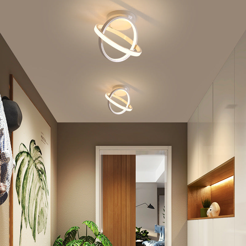 Ceiling Light LED 18W Metal Silica Gel Globe Design 220V