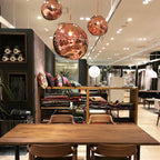 Modern Lava Glass Dome Pendant Light 1-Light