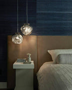 Modern Lava Glass Dome Pendant Light 1-Light