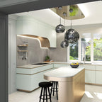 Modern Lava Glass Dome Pendant Light 1-Light