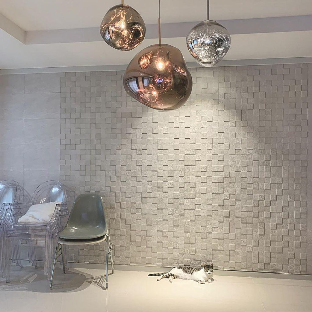 Modern Lava Glass Dome Pendant Light 1-Light