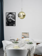 Modern Lava Glass Dome Pendant Light 1-Light
