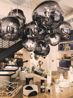 Modern Lava Glass Dome Pendant Light 1-Light