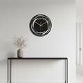 Silent Wall Clock, Poly-Crystal Material, Quartz Movement